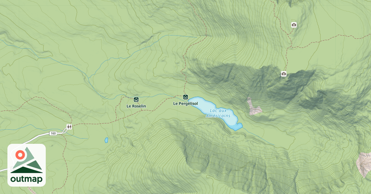 Map of Le Pergélisol