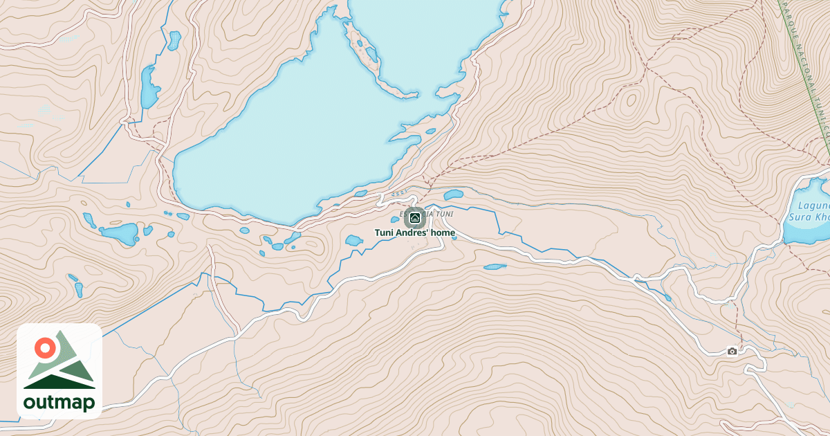 Map of Tuni Andres' home