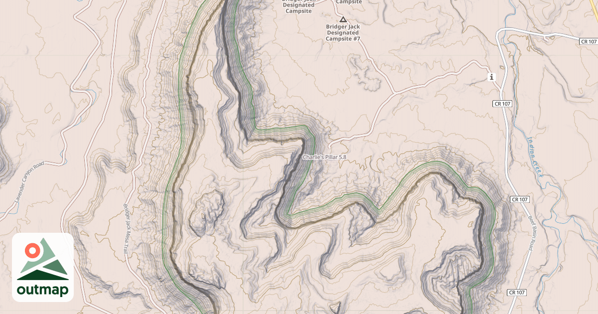 Map of Charlie's Pillar