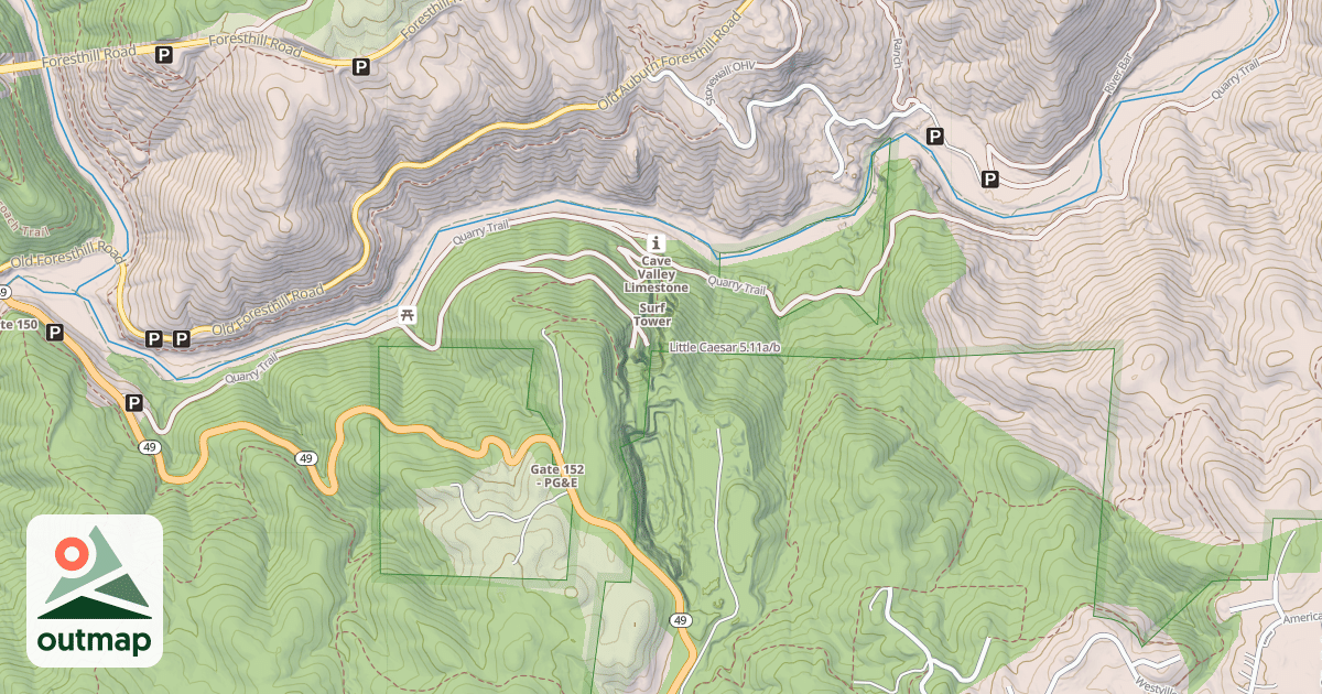 Map of Little Caesar