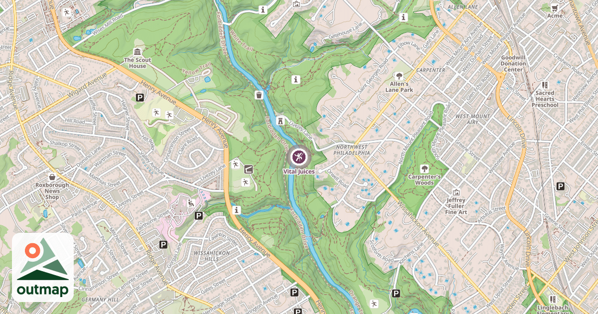 Map of Vital Juices