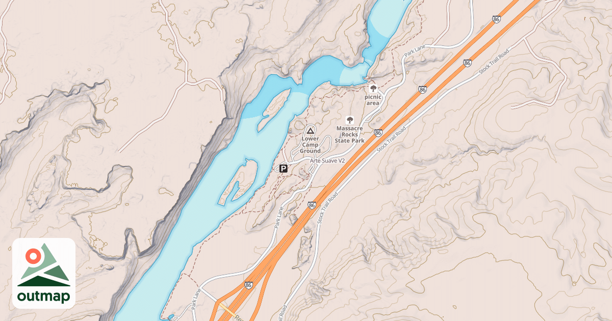 Map of Arte Suave