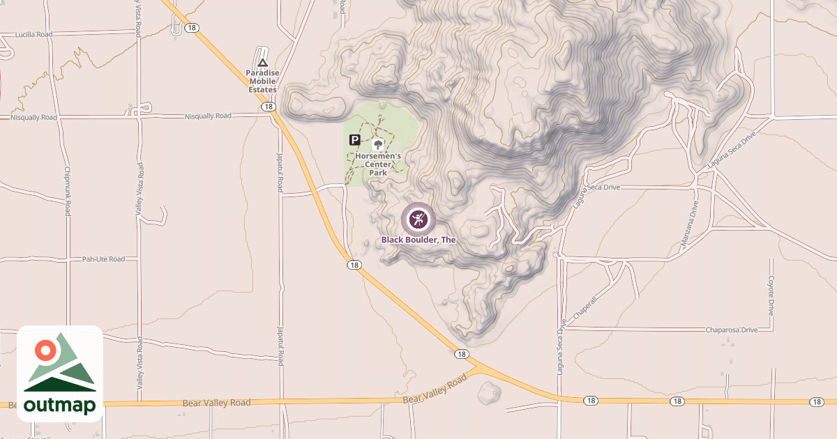 Map of Black Boulder, The