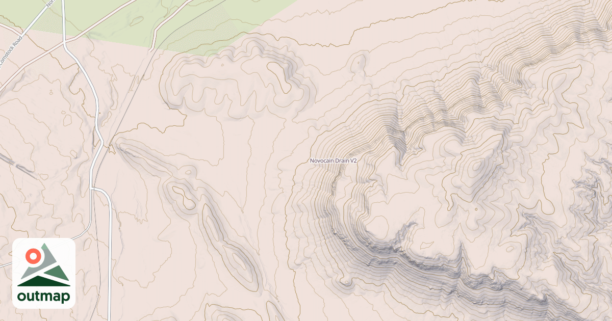 Map of Novocain Drain
