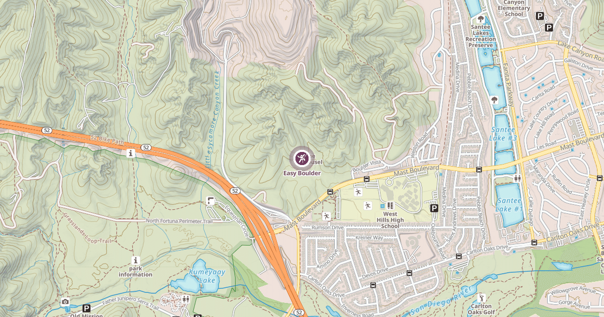 Map preview of Easy Boulder