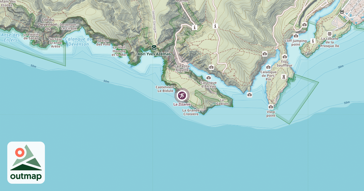 Map of La Zizanie