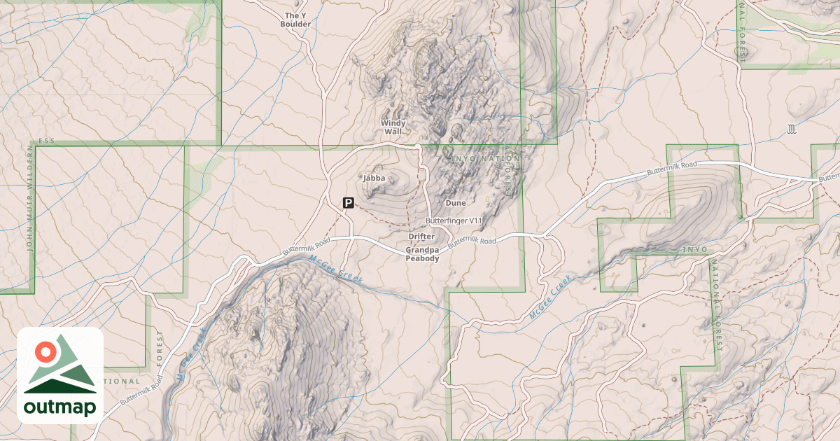 Map of Butterfinger