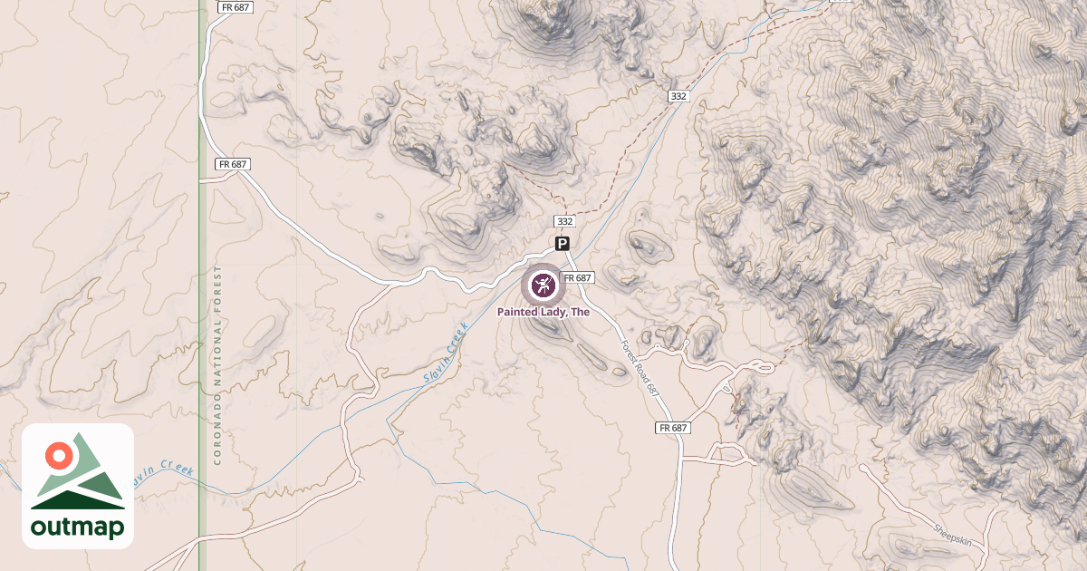 Map of Painted Lady, The