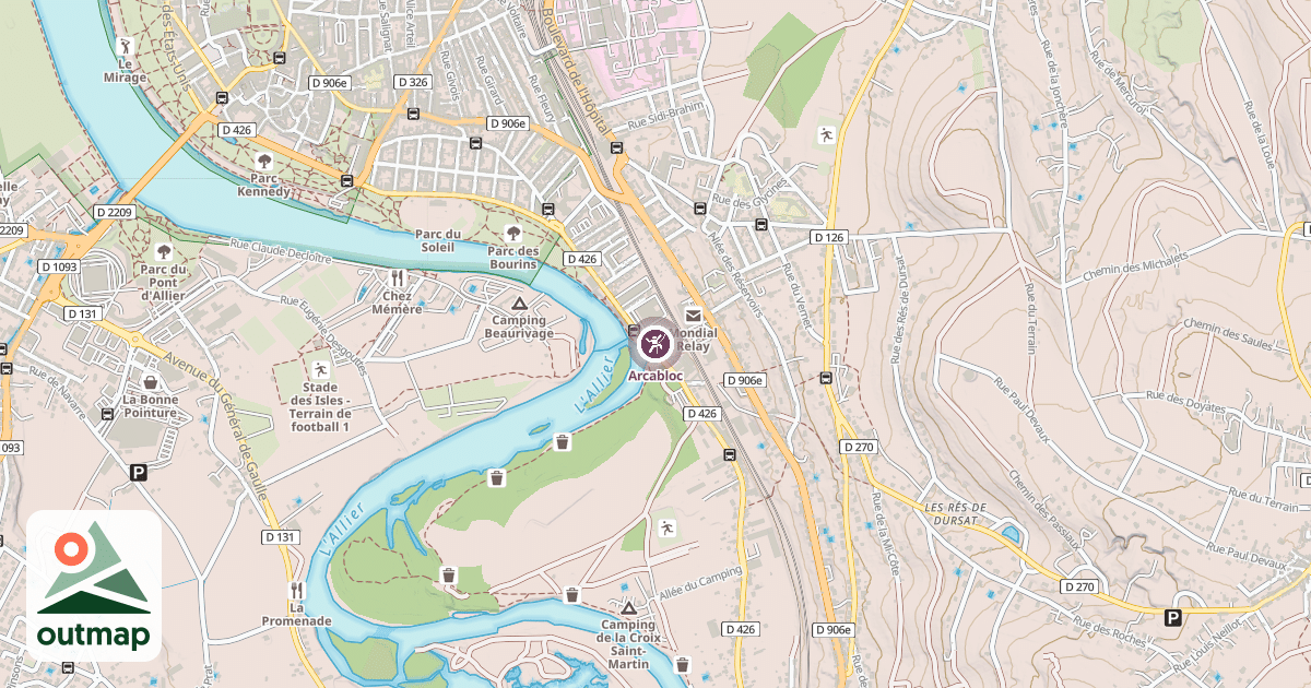 Map of Arcabloc