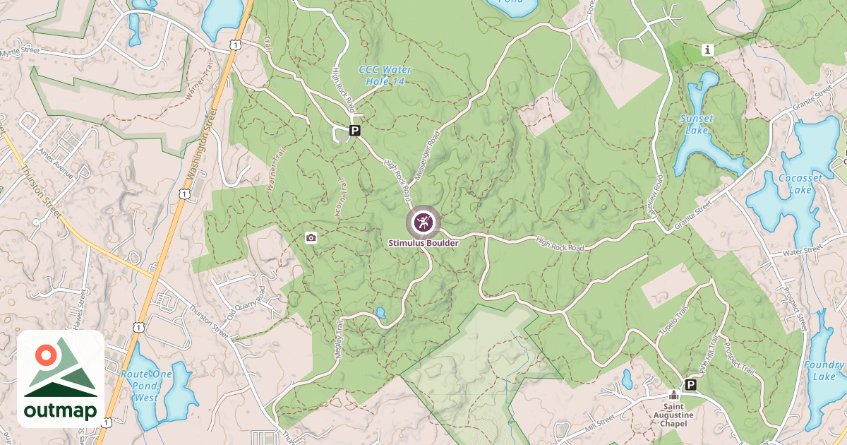 Map of Stimulus Boulder