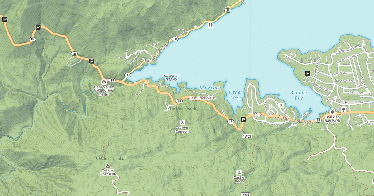 Map preview of Bass Crack