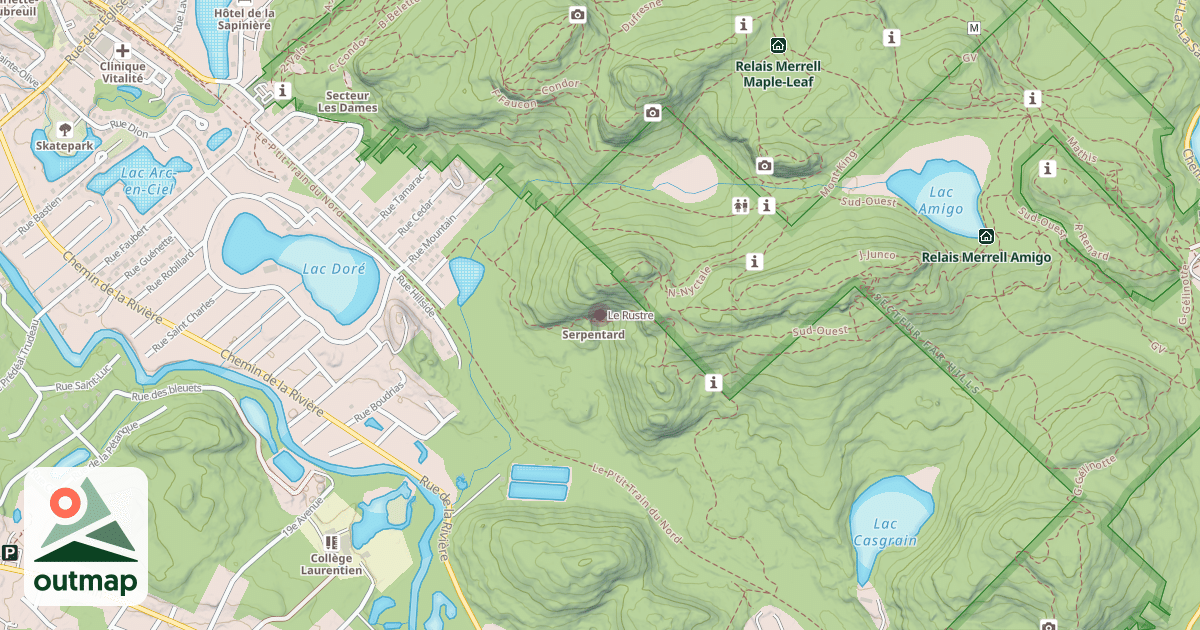 Map of Le Rustre