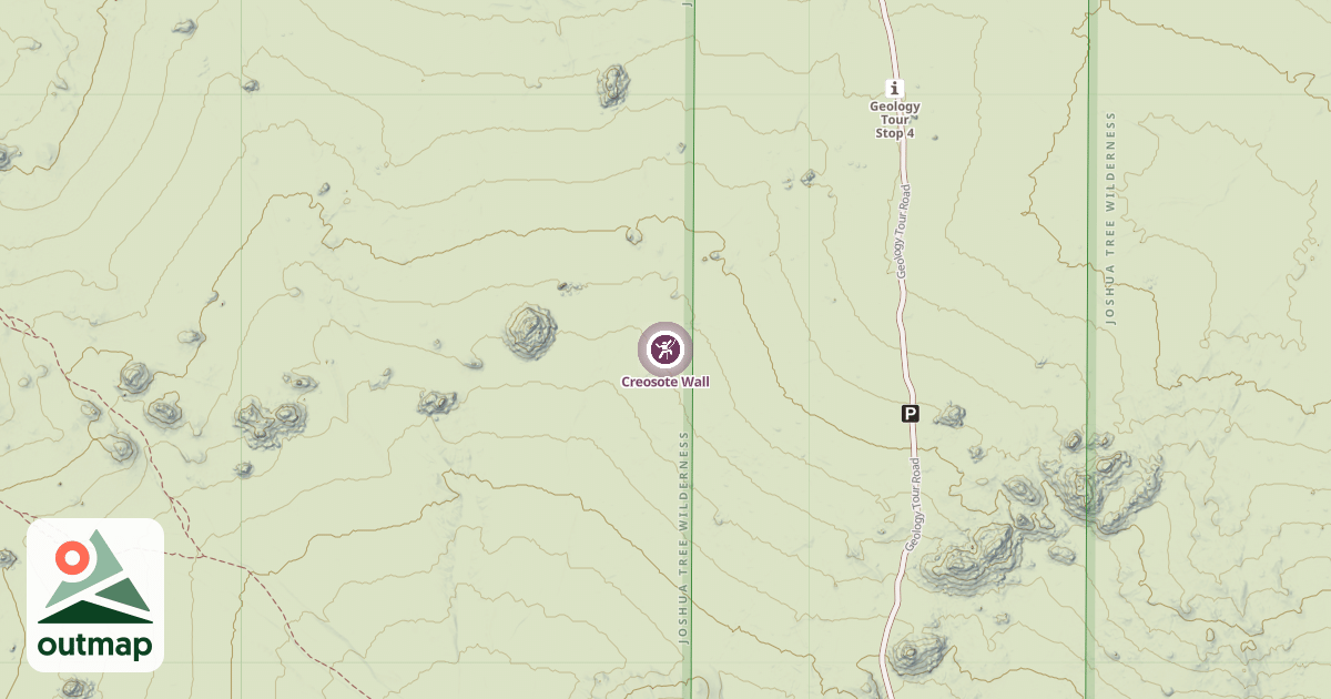Map of Creosote Wall