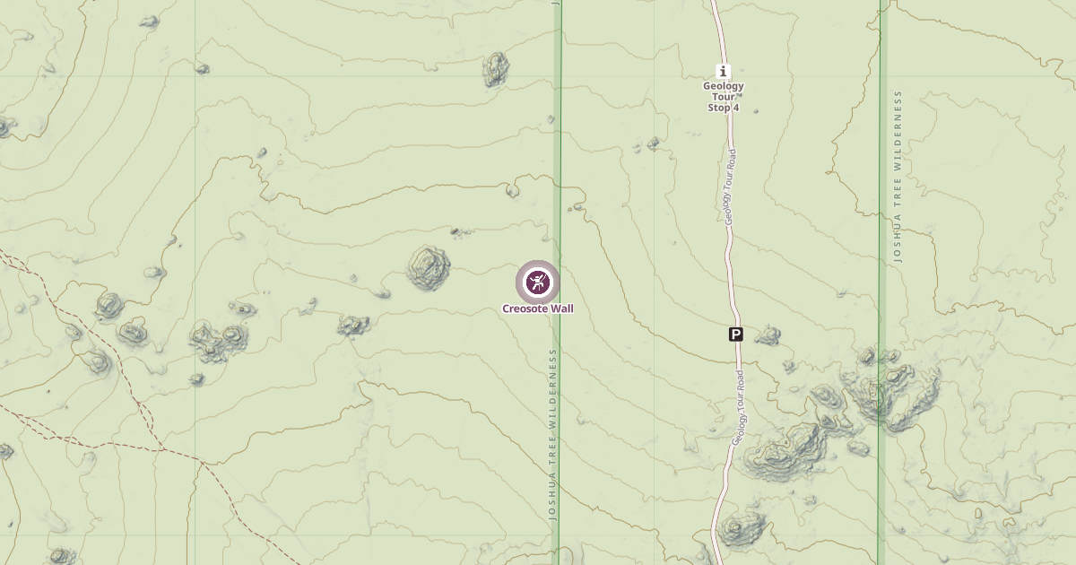 Map preview of Creosote Wall