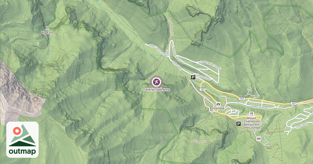 Map of Central Slab Area