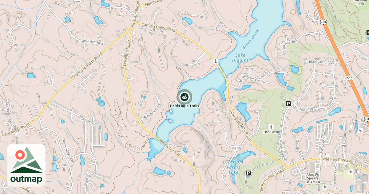 Map of Bald Eagle Trails