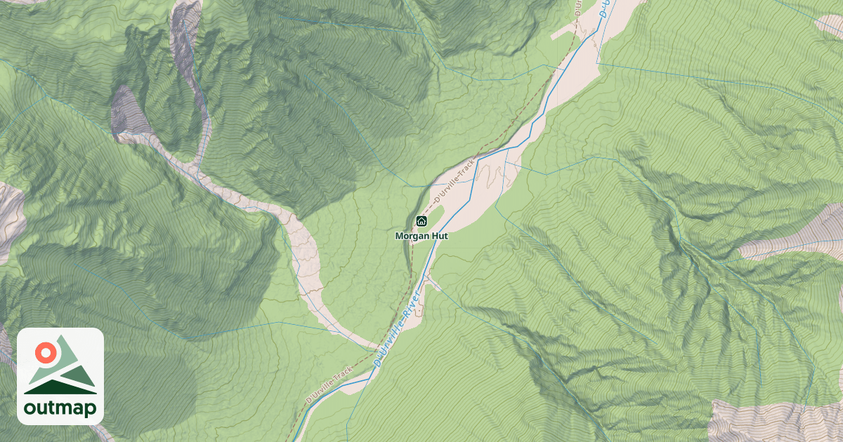 Map of Morgan Hut