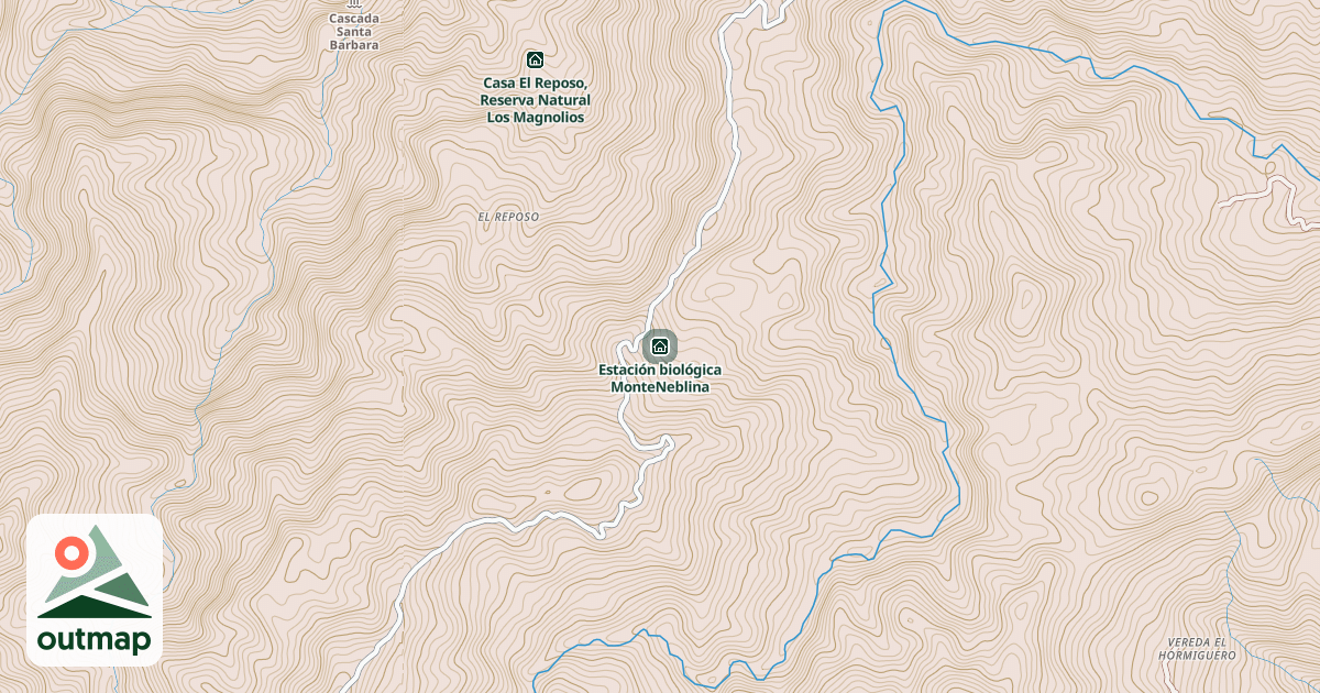 Map of Estación biológica MonteNeblina