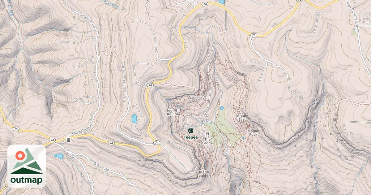 Map of Crack Ho