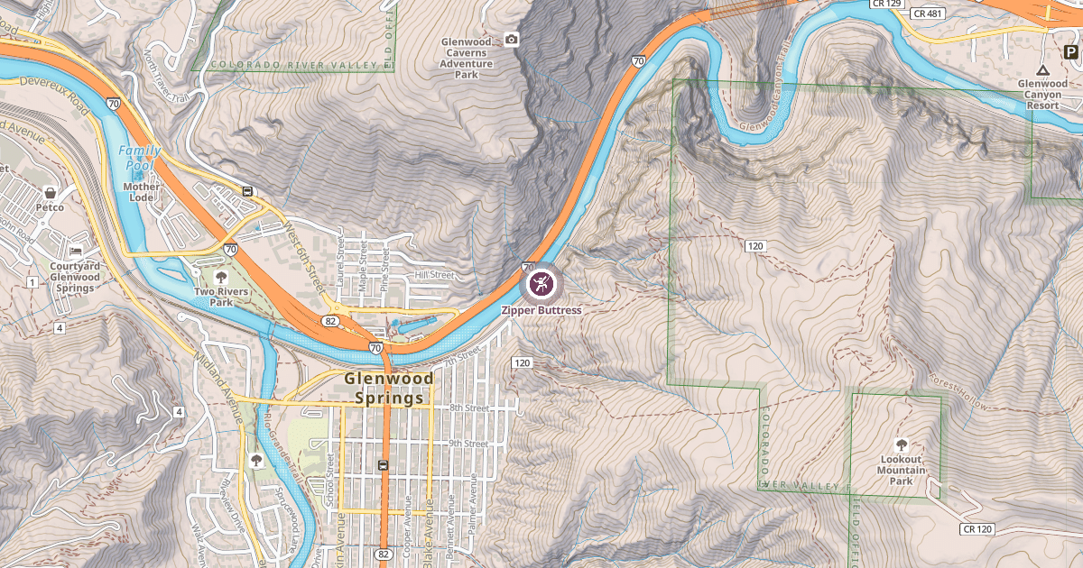 Map preview of Zipper Buttress