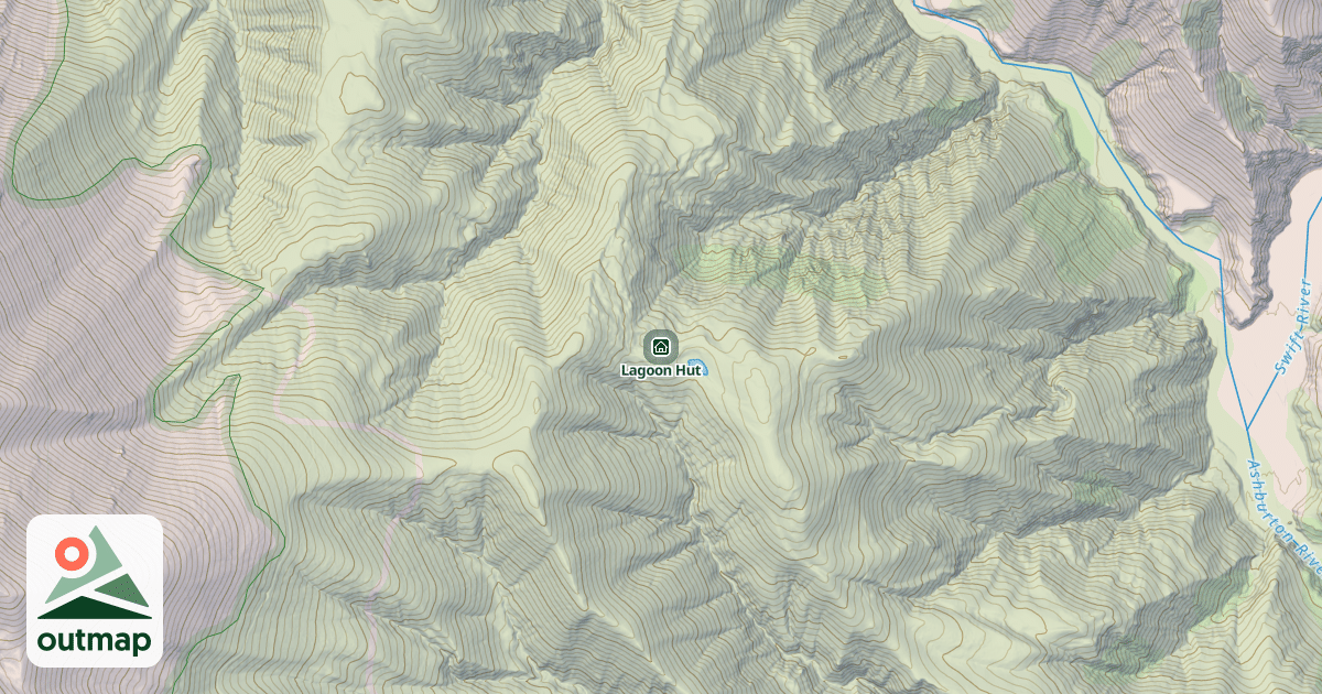 Map of Lagoon Hut