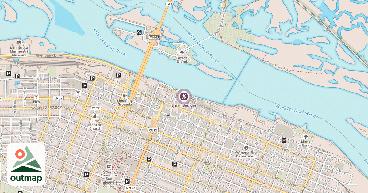 Map of Small Boulder