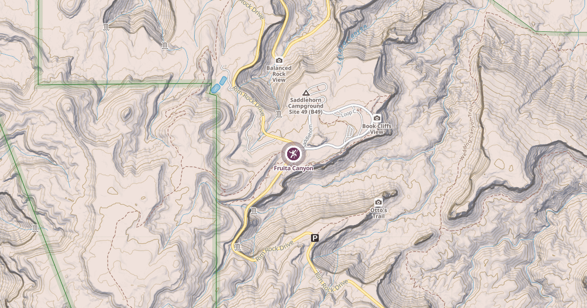 Map preview of Fruita Canyon