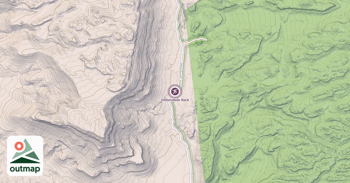 Map of Oldsmobile Rock