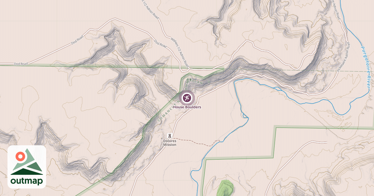 Map of House Boulders