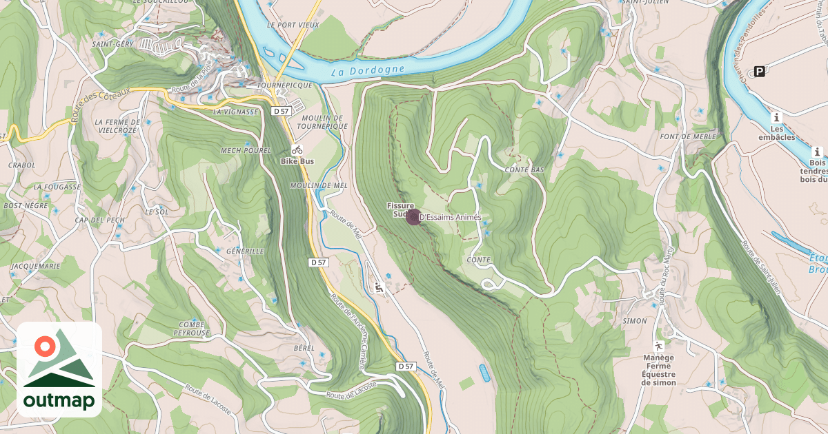 Map of D'Essaims Animés