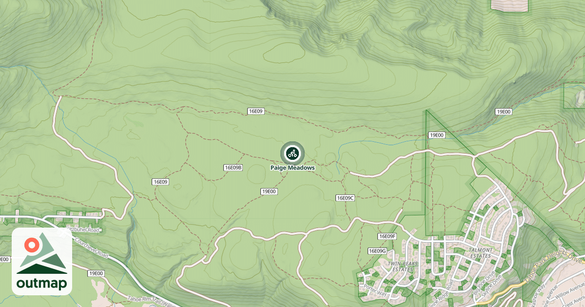 Map of Paige Meadows