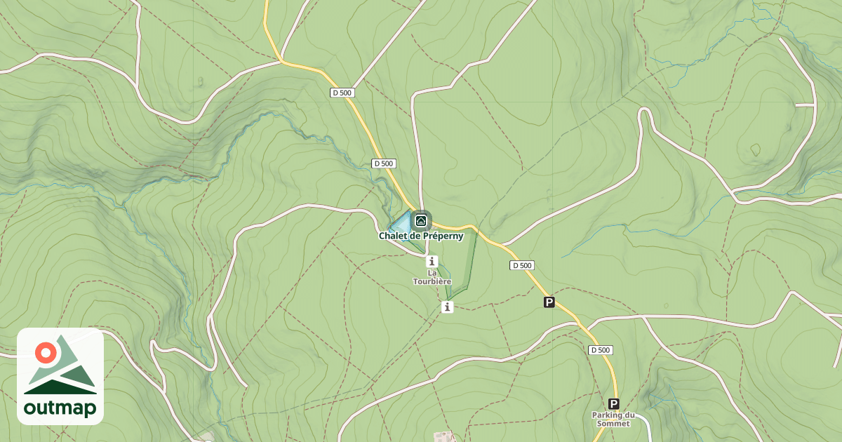 Map of Chalet de Préperny