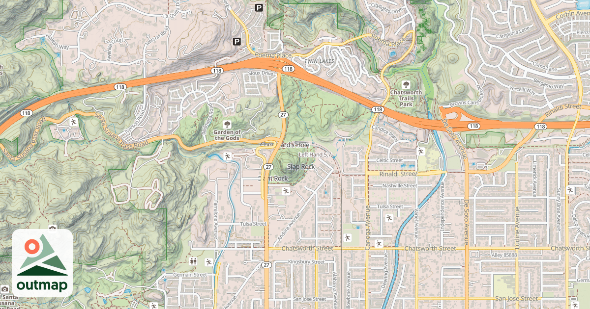 Map of Left Hand