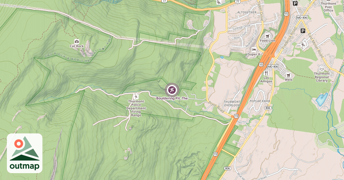 Map of Bouldering Pit, The