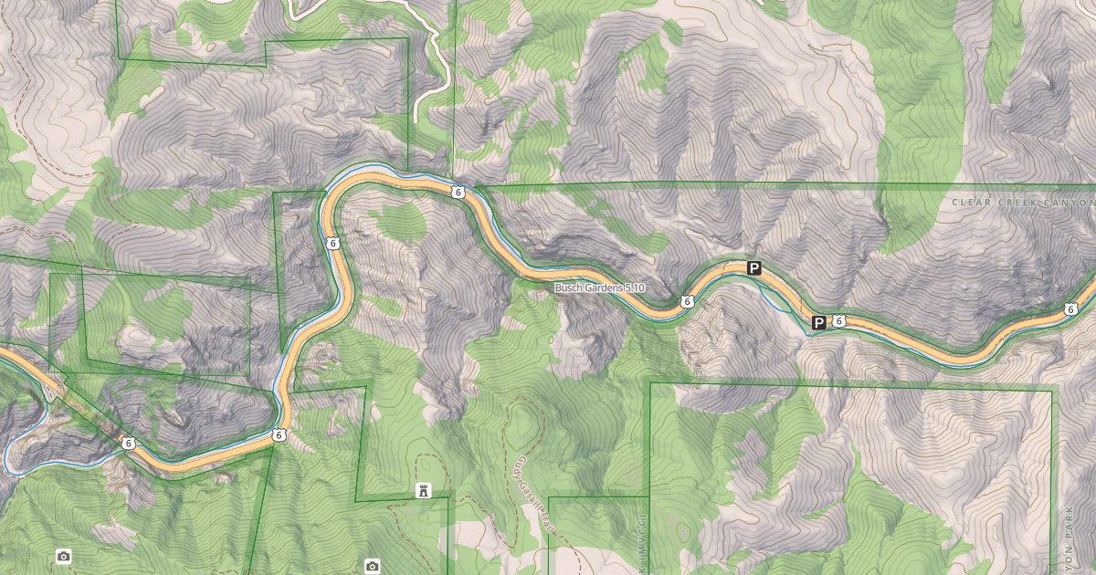 Map preview of Busch Gardens