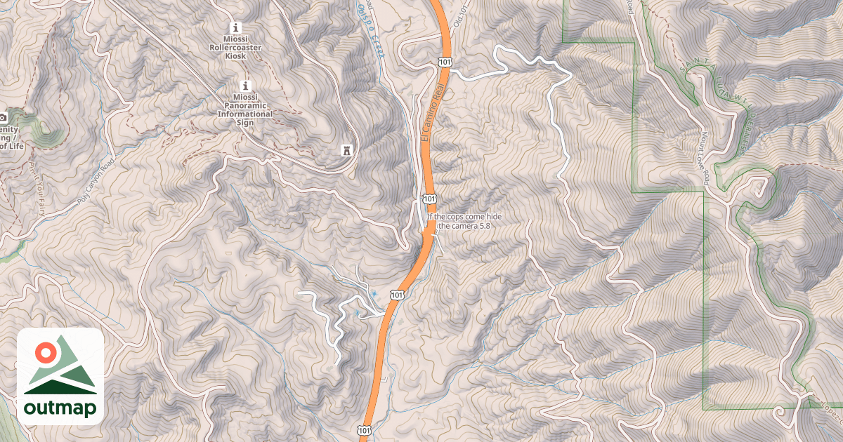 Map of If the cops come hide the camera