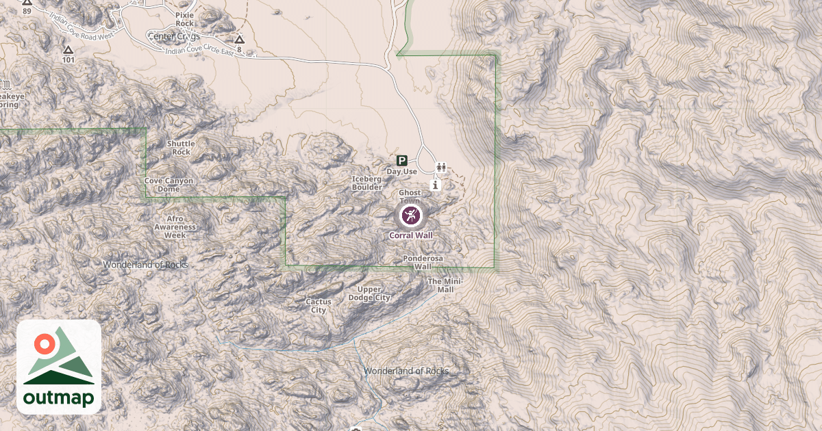 Map of Corral Wall