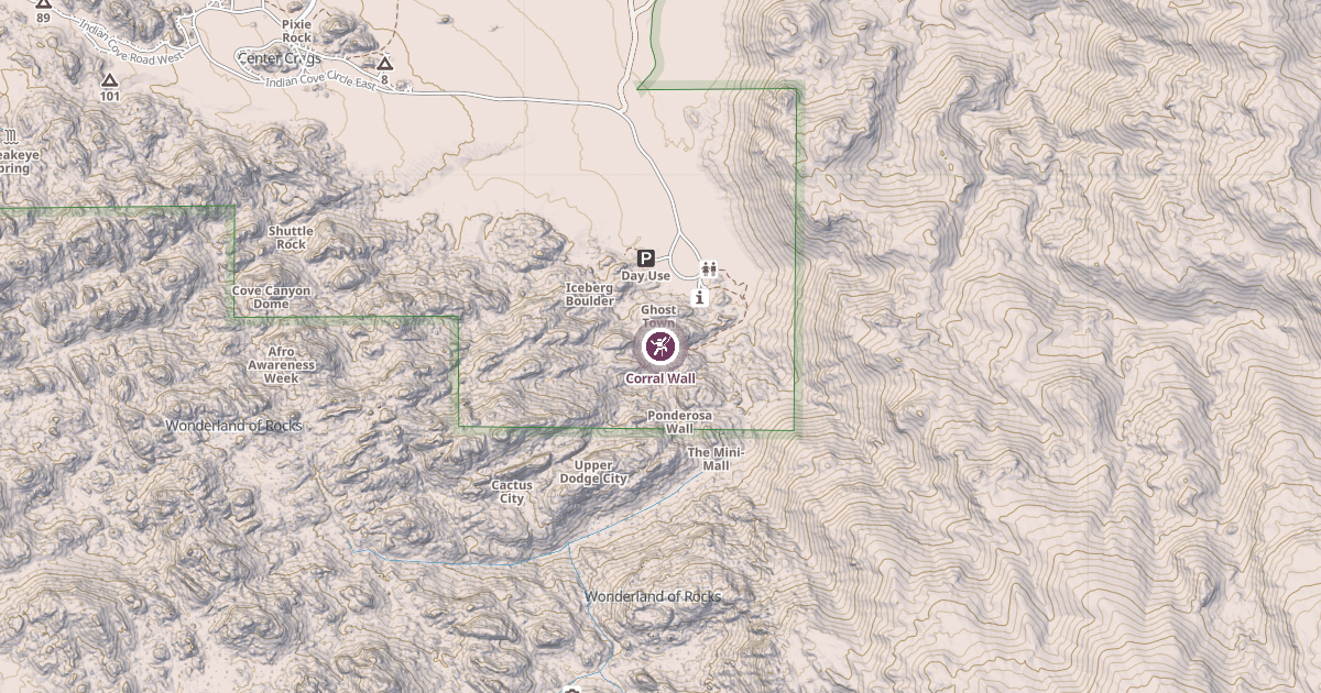 Map preview of Corral Wall