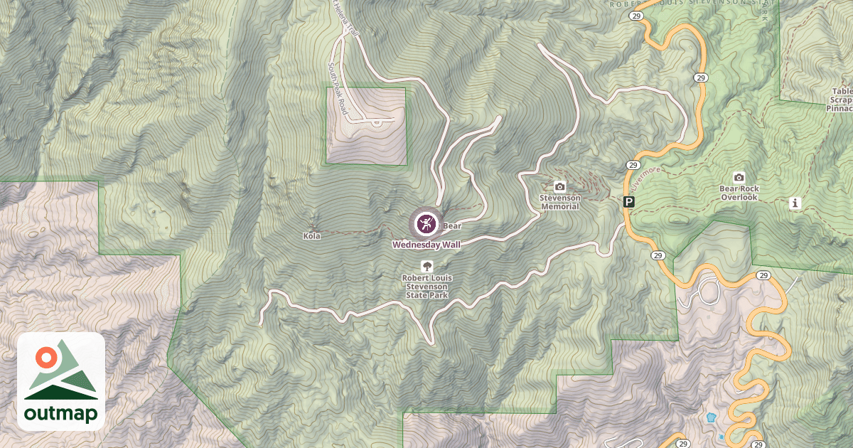 Map of Wednesday Wall