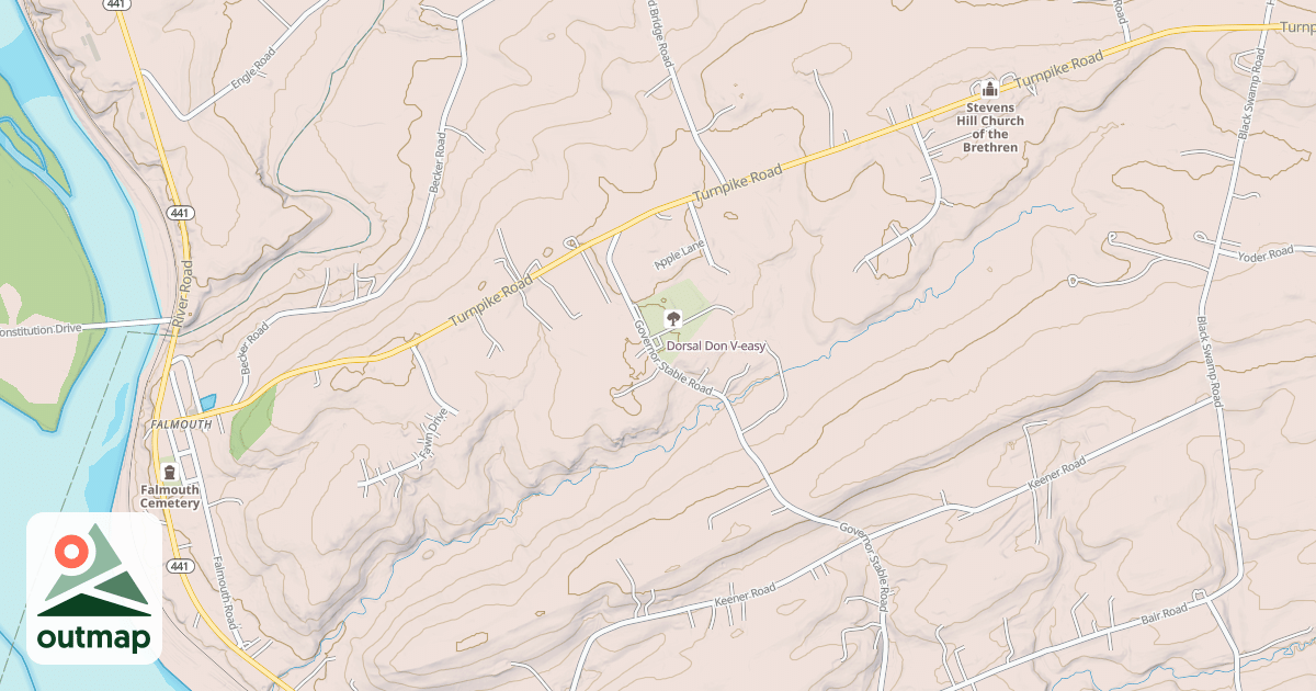 Map of Dorsal Don