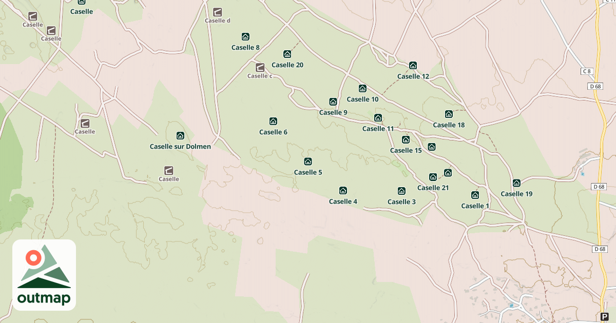Map of Caselle 5