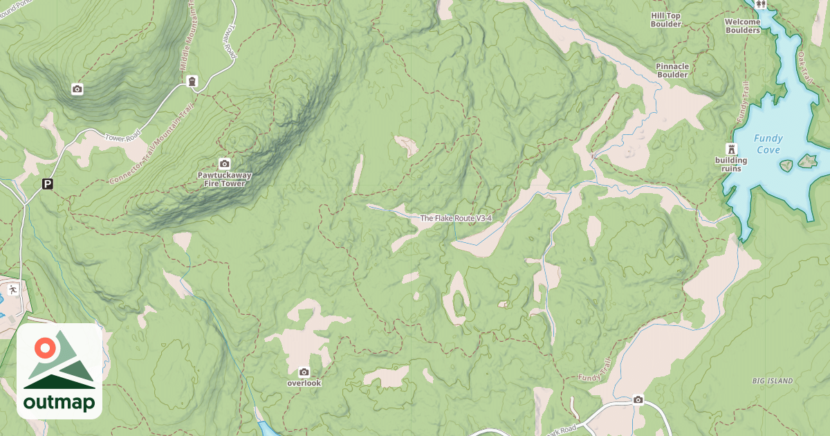 Map of The Flake Route