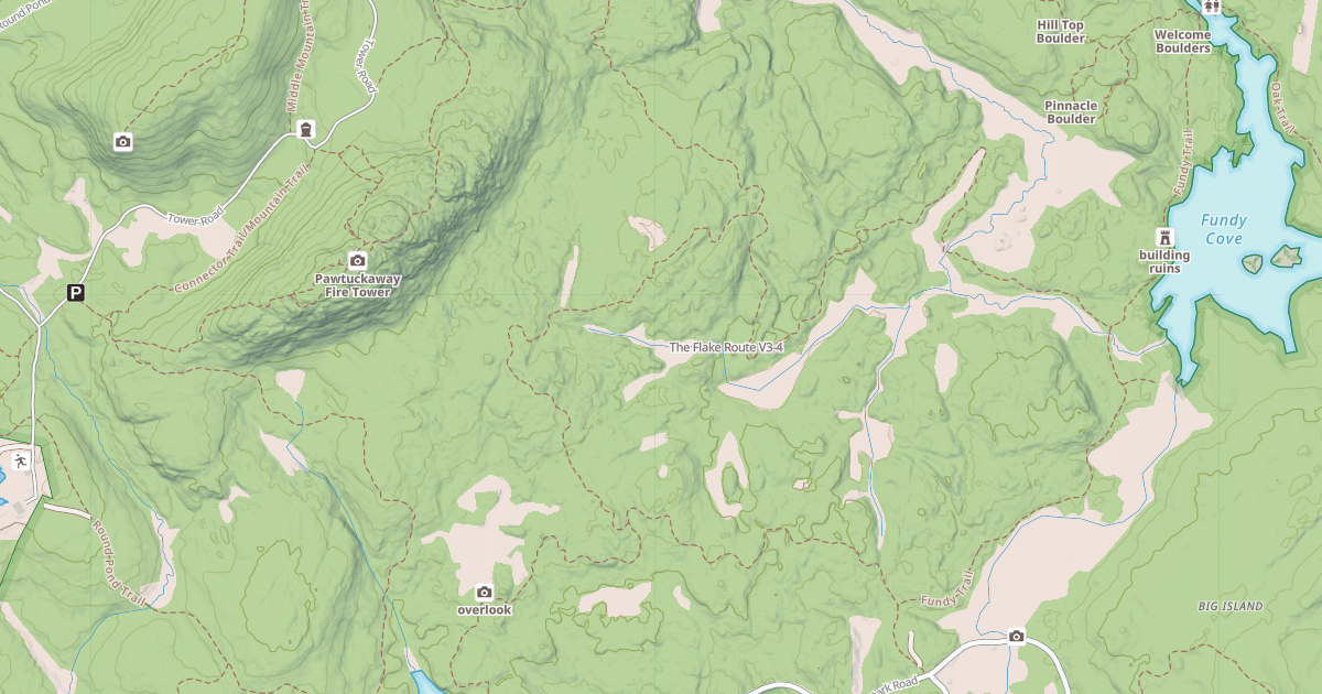Map preview of The Flake Route