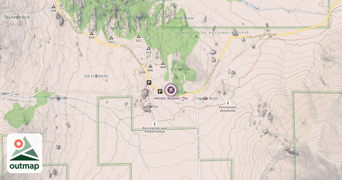 Map of Heretic Boulder, The