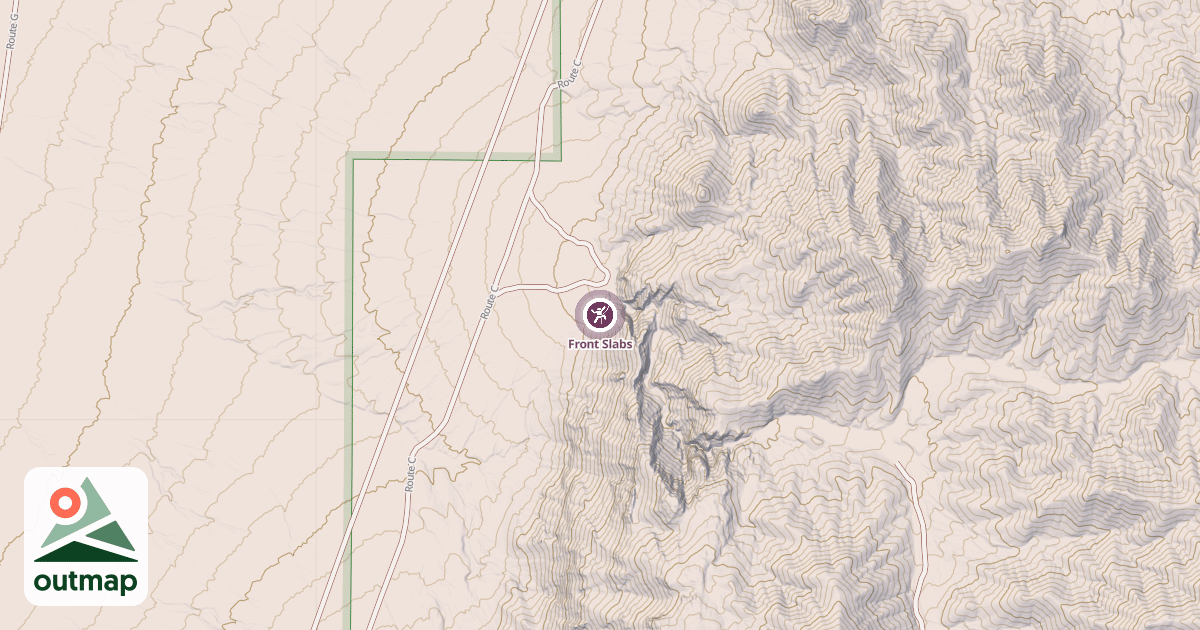 Map of Front Slabs