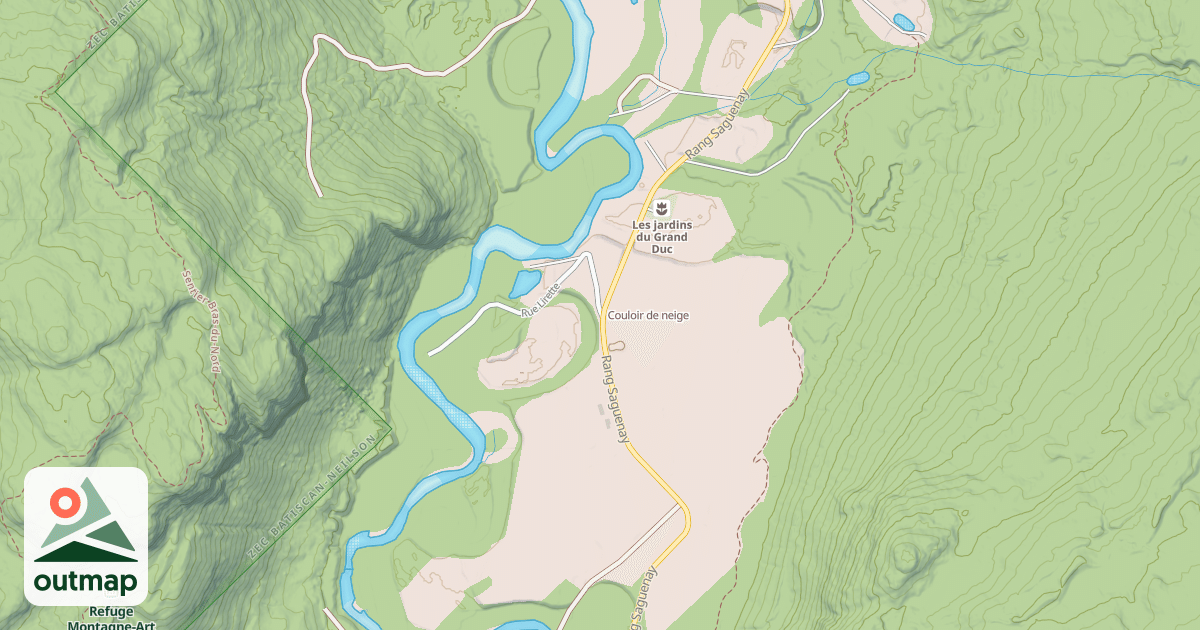 Map of Couloir de neige