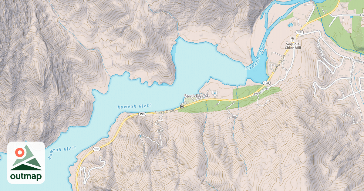 Map of Razor's Edge