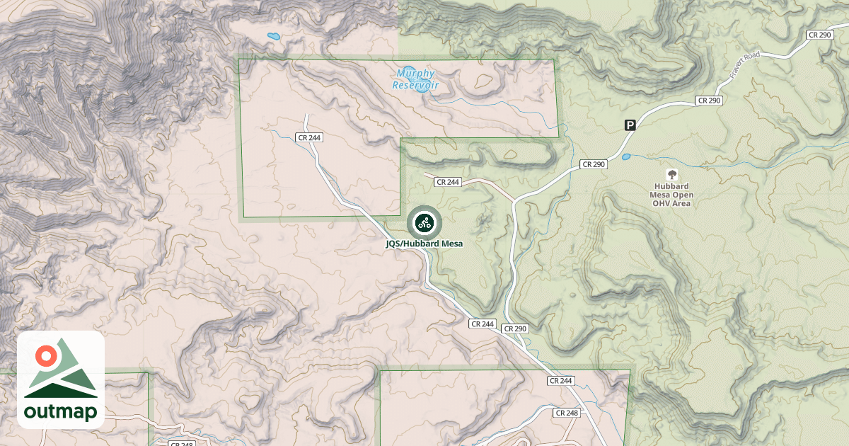 Map of JQS/Hubbard Mesa