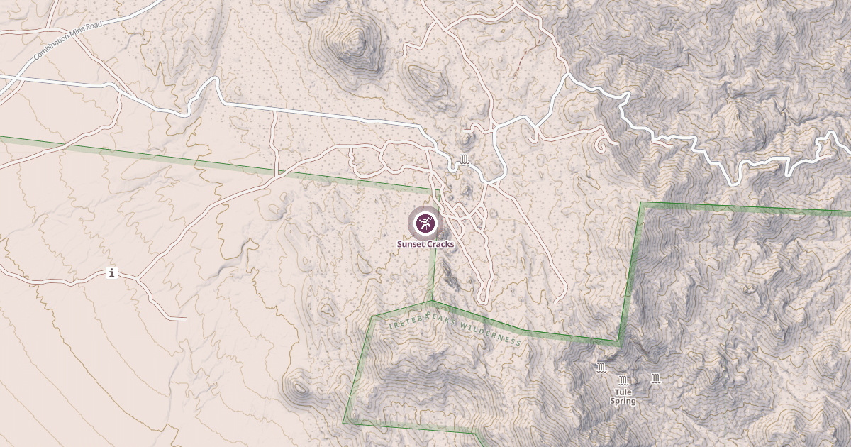 Map preview of Sunset Cracks