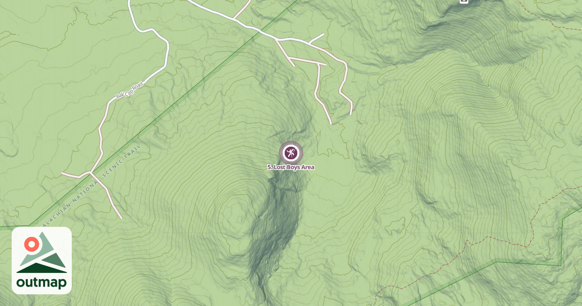 Map of 5. Lost Boys Area